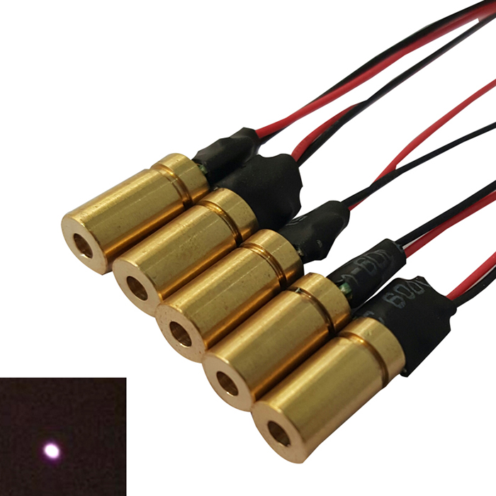 785nm 5mW IR Laser Module Dot High Temperature Resistance Laser Φ6x18mm - Click Image to Close